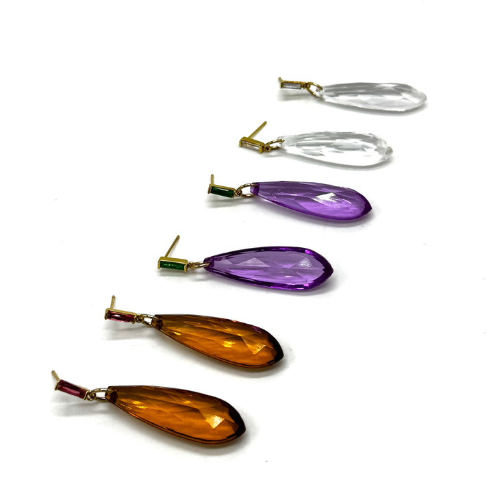 Baguette Brio Earrings by Leetie Lovendale (Preorder: Ships in 2-3 Weeks)
