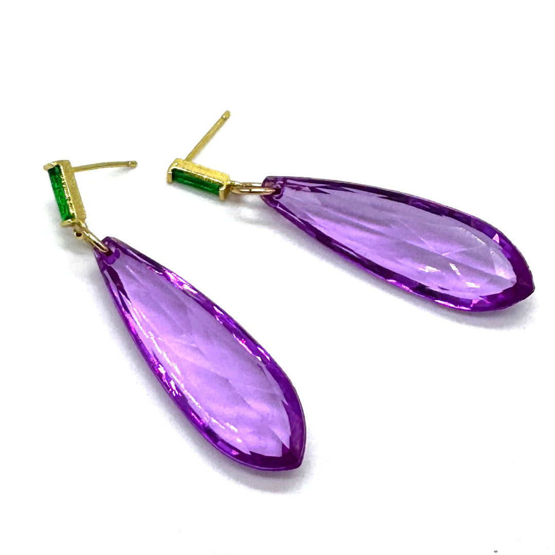 Baguette Brio Earrings by Leetie Lovendale (Preorder: Ships in 2-3 Weeks)