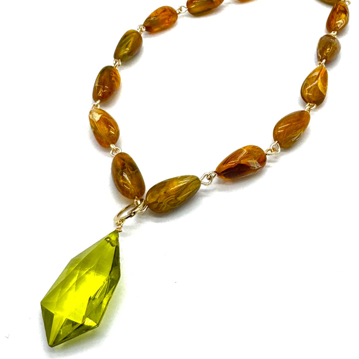 Sunstruck Amelia Necklace by Leetie Lovendale (Ships in 2-3 Weeks)