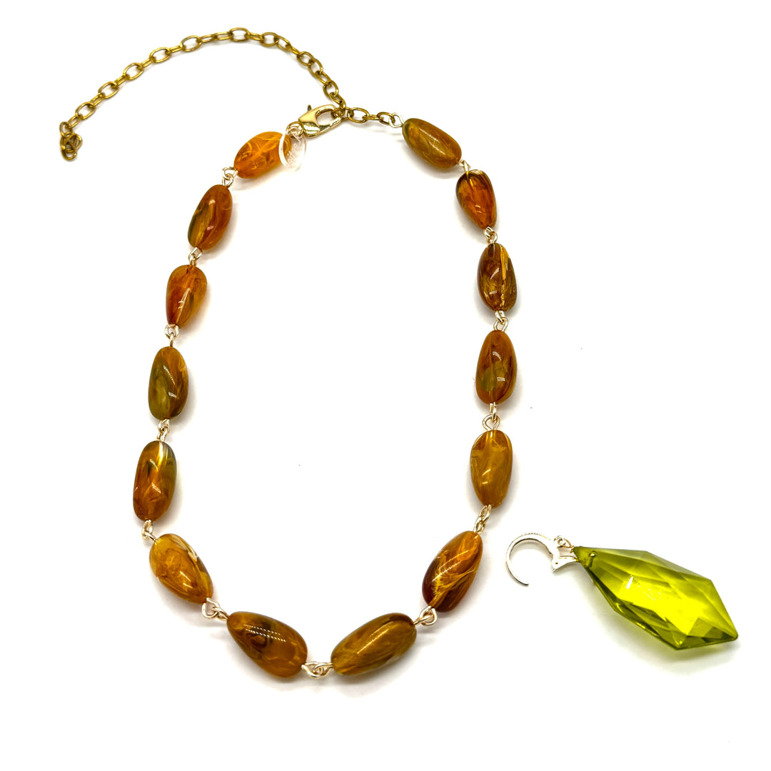 Sunstruck Amelia Necklace by Leetie Lovendale (Ships in 2-3 Weeks)