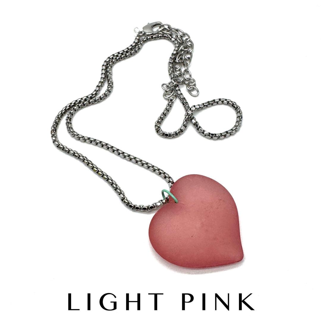 Wavy Heart Necklace by Leetie Lovendale (Preorder: Ships in 2-3 Weeks)