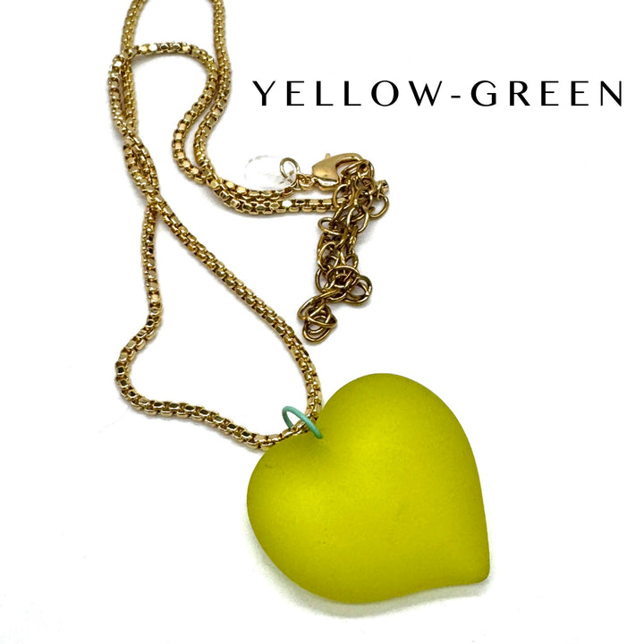 Wavy Heart Necklace by Leetie Lovendale (Preorder: Ships in 2-3 Weeks)