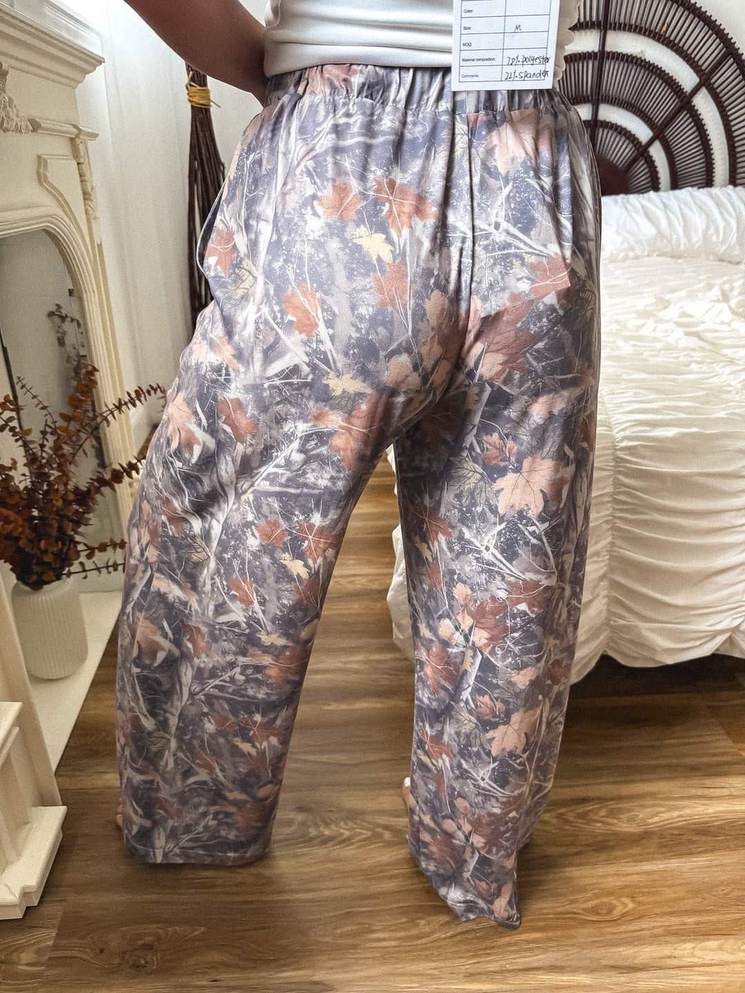 Stretchy Lounge Pants 2.0 in Timber Haze Camo by BIRDIE (Ships in 3-4 Weeks)