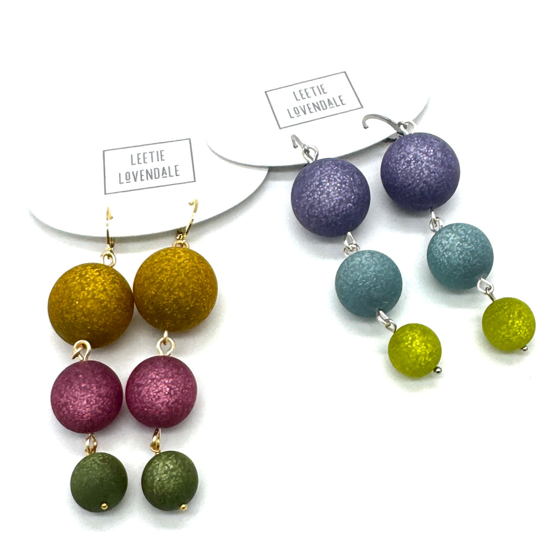 Velvet Stardust Earrings by Lettie Lovendale (Ships in 2-3 Weeks)