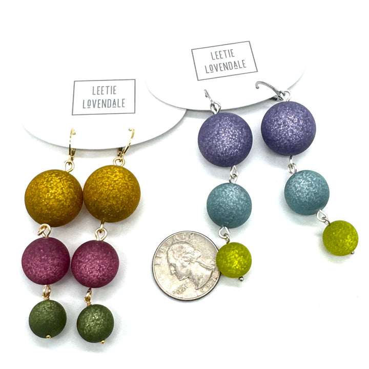 Velvet Stardust Earrings by Lettie Lovendale (Ships in 2-3 Weeks)