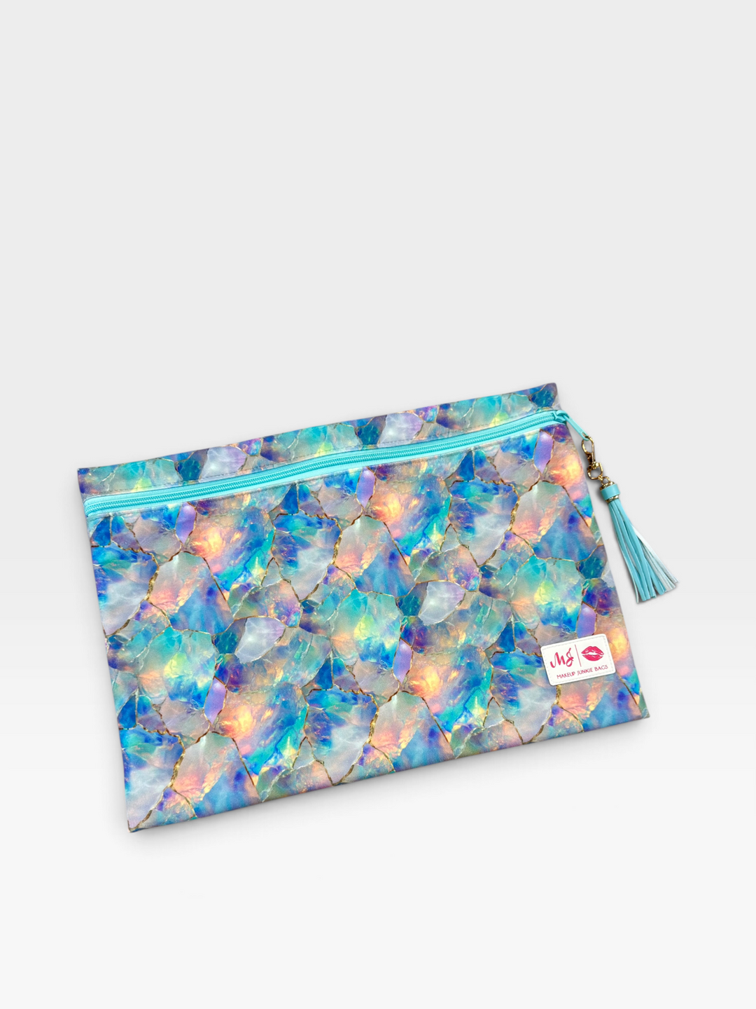 Opalite PrepO Celebration Custom - Top Zip Jumbo by Makeup Junkie (Ready to Ship)