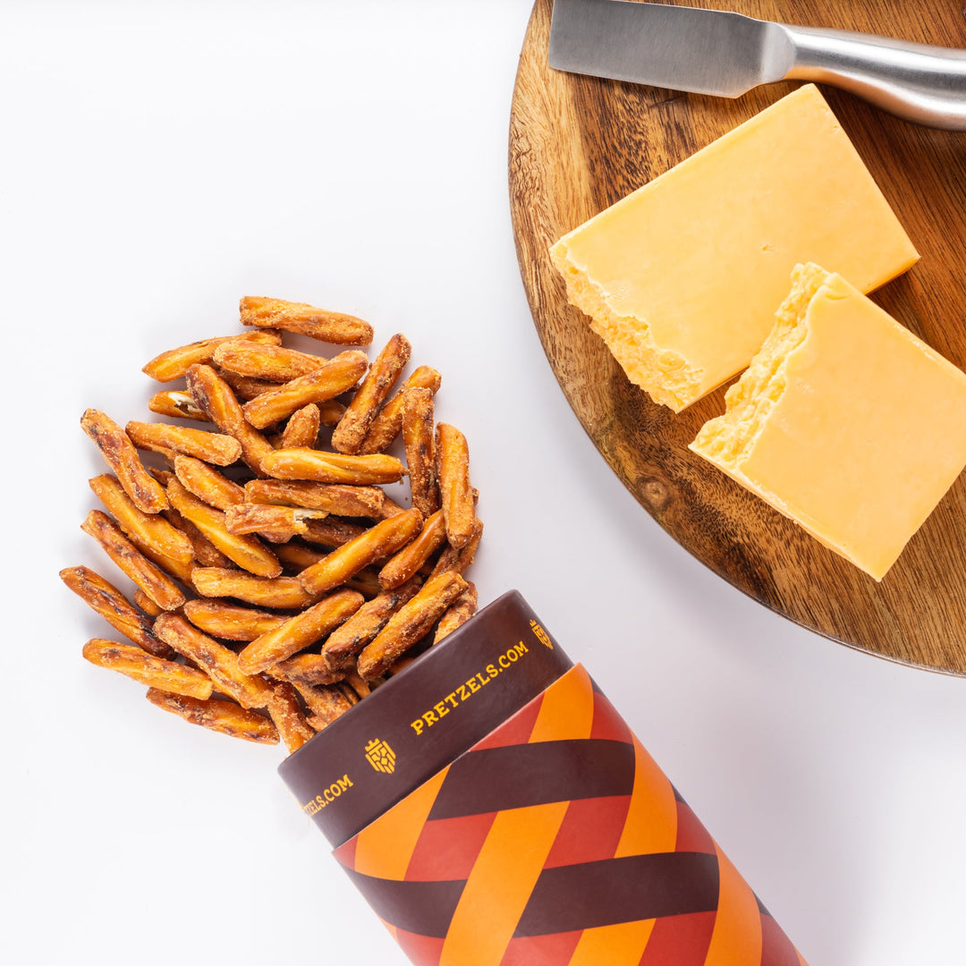 Wisconsin Cheddar Pretzels - Treats Live