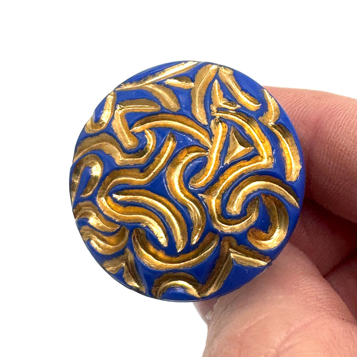 Golden Labyrinth Cocktail Ring by Lettie Lovendale (Ships in 2-3 Weeks)