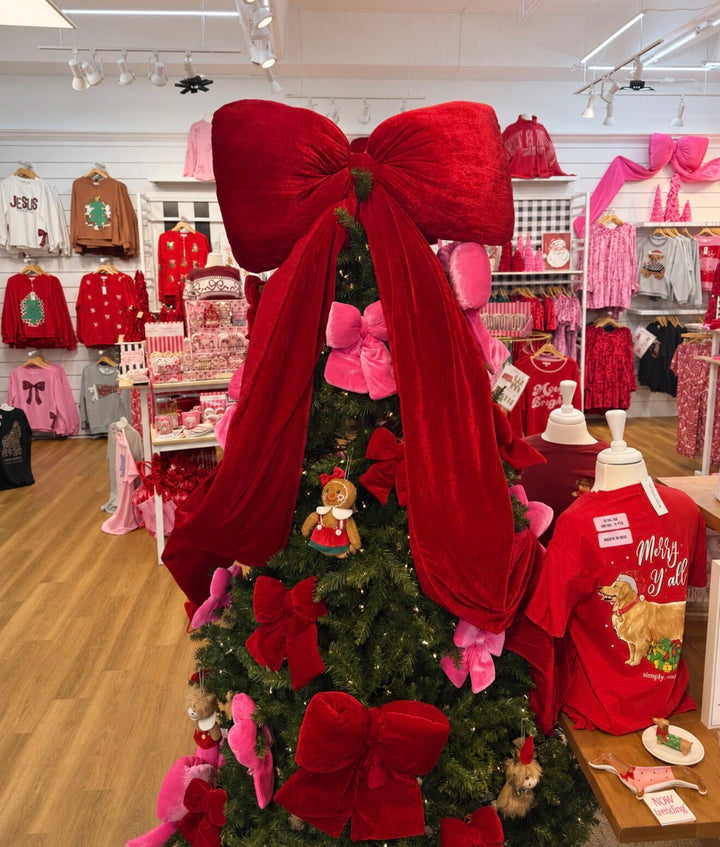 JUNE MARKET: Holiday Giant Bow Decor by Simply Southern (Ships Late August)
