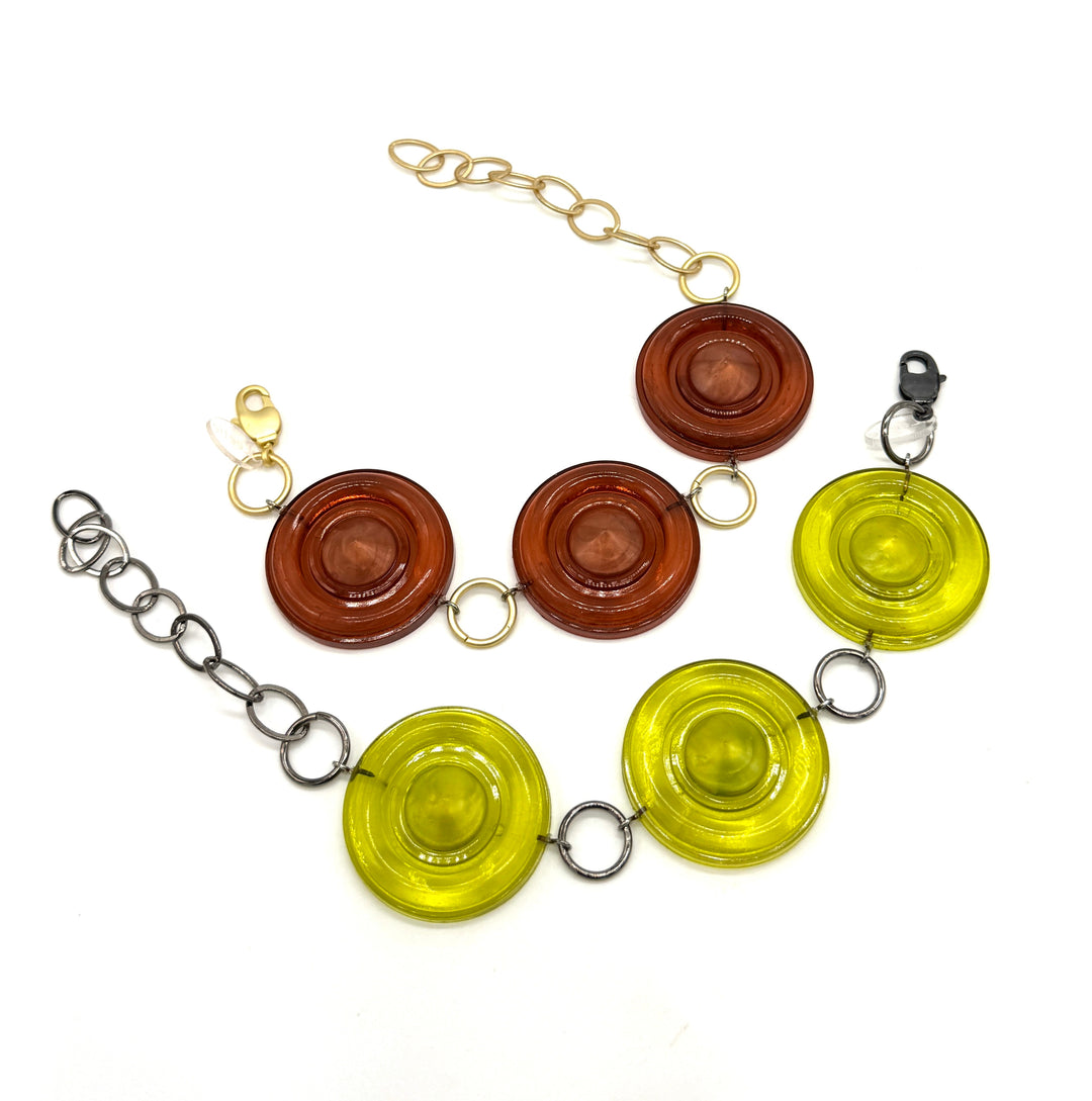 Bullseye Stations Bracelet by Lettie Lovendale (Ships in 2-3 Weeks)