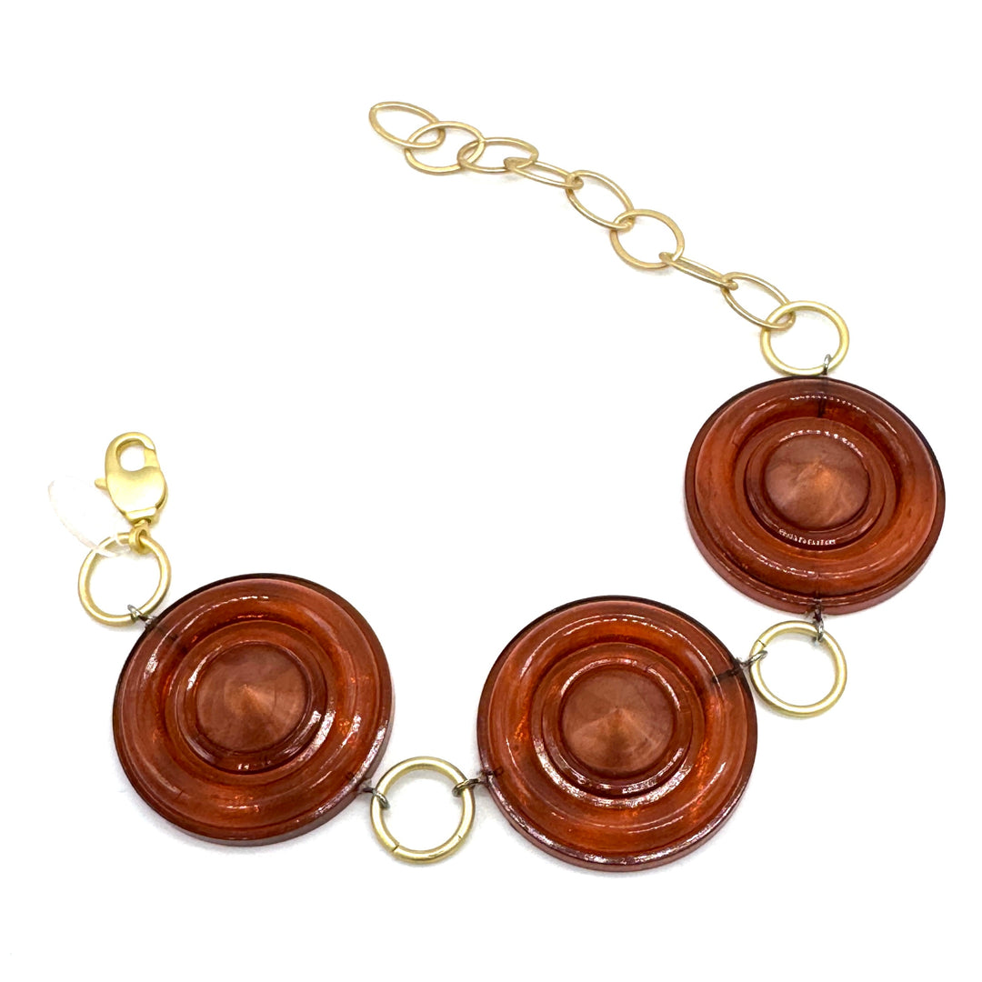Bullseye Stations Bracelet by Lettie Lovendale (Ships in 2-3 Weeks)
