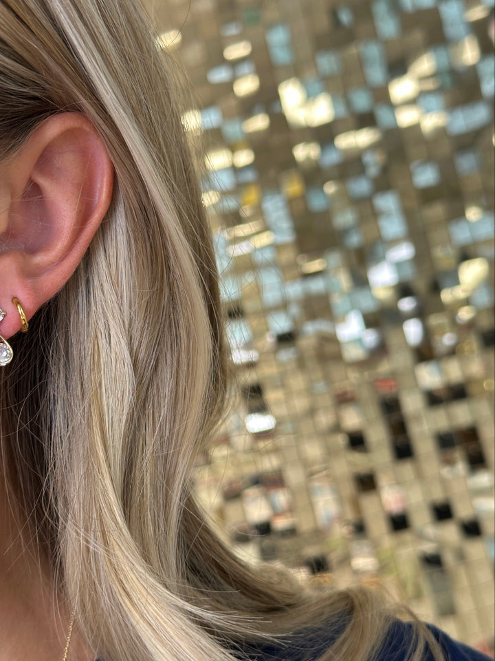 The Classic Stainless Steel Hoop Earrings - Gold
