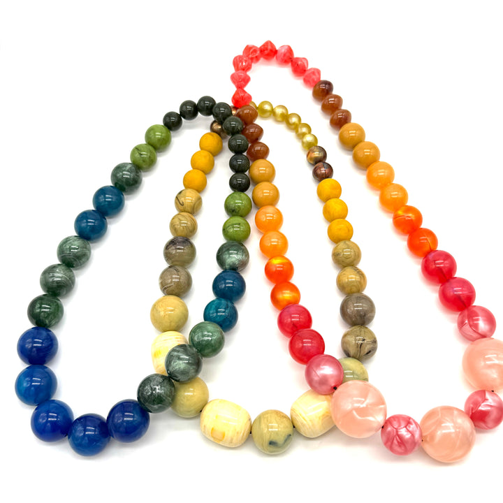 Elemental Energy Stretch Bauble Necklace by Lettie Lovendale (Ships in 2-3 Weeks)