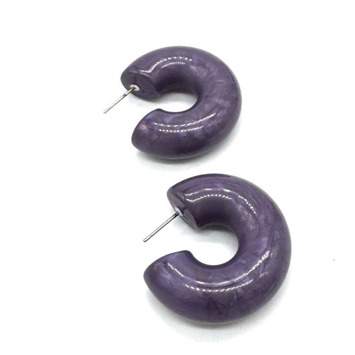 Kuru Kuru Hoop Earrings by Lettie Lovendale (Ships in 2-3 Weeks)
