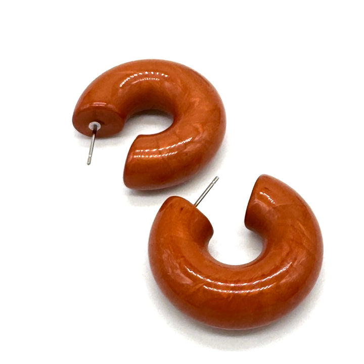 Kuru Kuru Hoop Earrings by Lettie Lovendale (Ships in 2-3 Weeks)