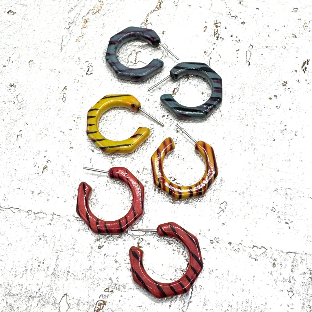 Baby Kay Hoop Earrings by Lettie Lovendale (Ships in 2-3 Weeks)