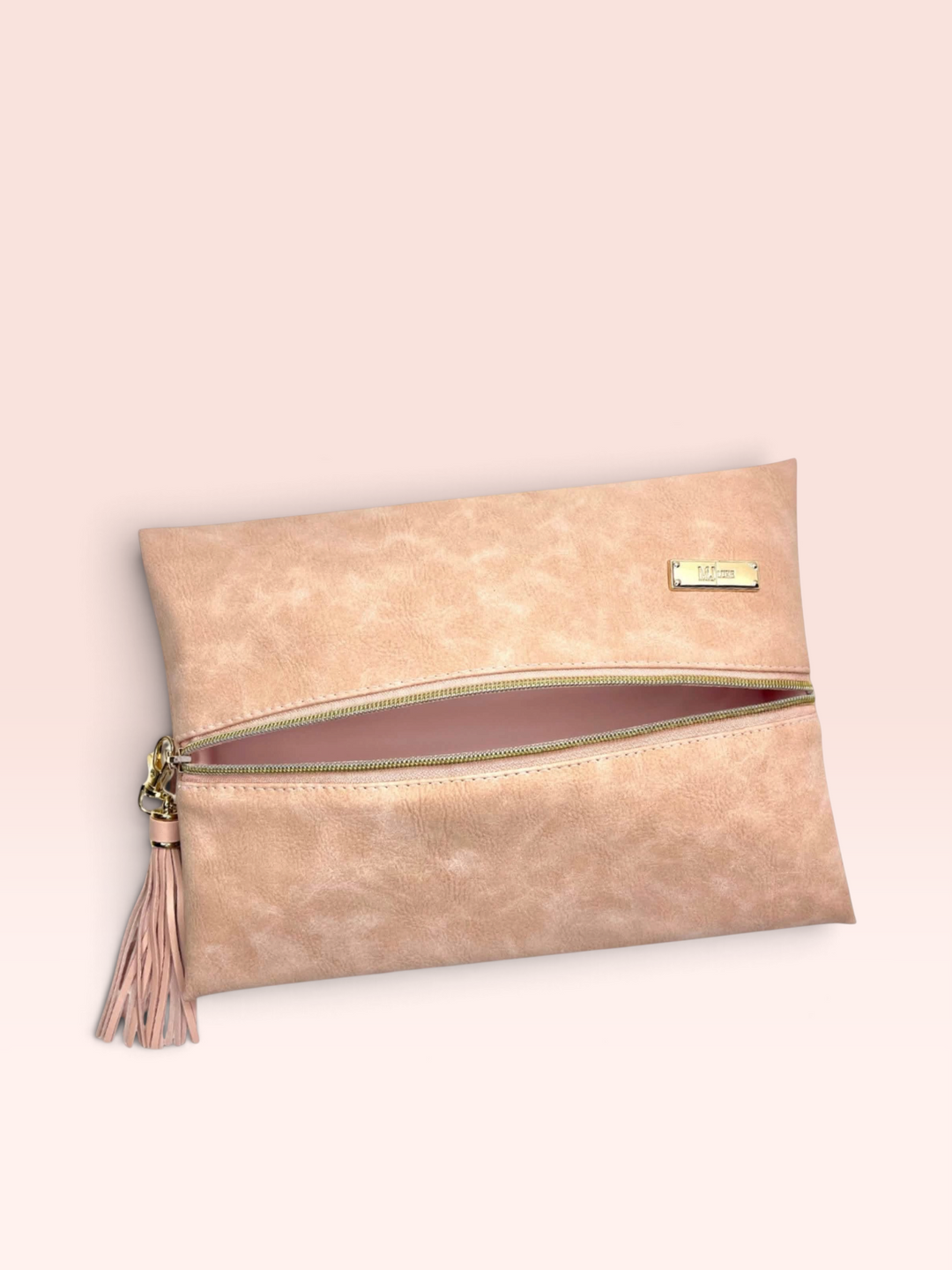 Brenda Finds: Blush Suede Soul LIMITED RELEASE by Makeup Junkie Bags (Ships in 2-3 Weeks)
