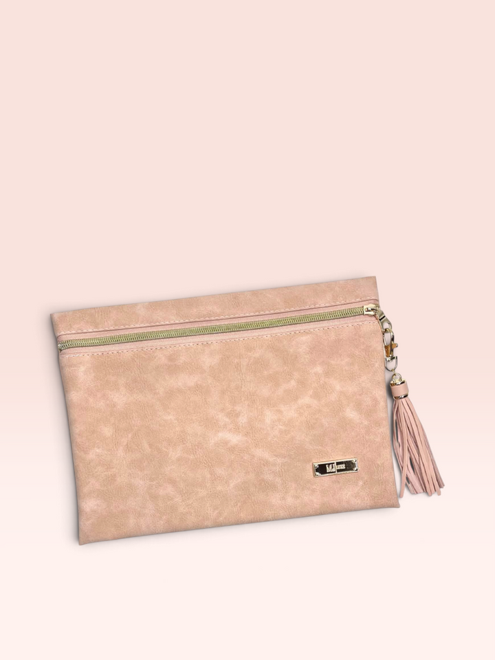 Brenda Finds: Blush Suede Soul LIMITED RELEASE by Makeup Junkie Bags (Ships in 2-3 Weeks)