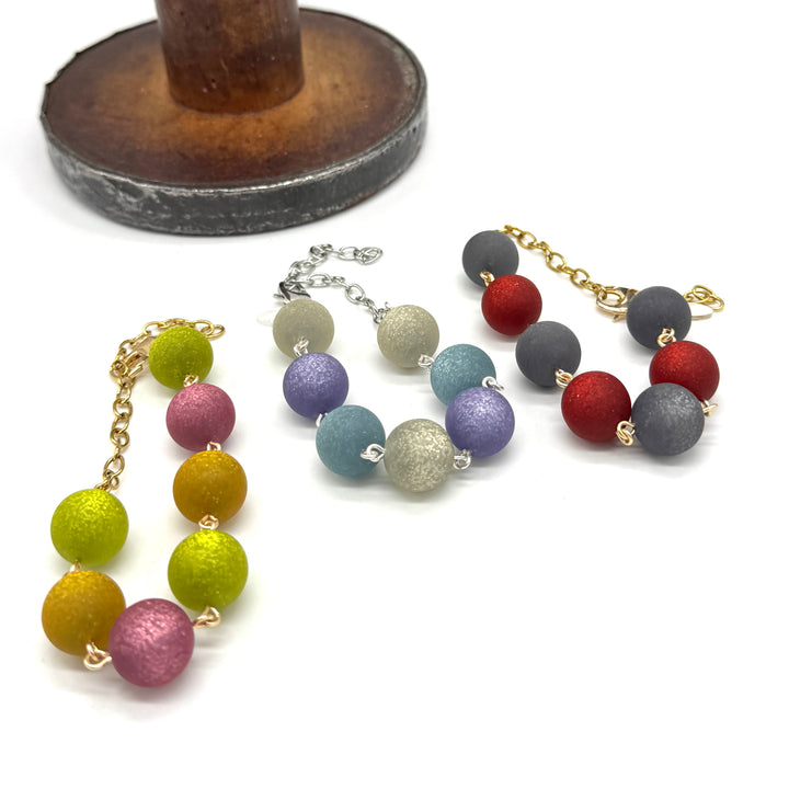 Italian Ice Glitter Bracelets by Lettie Lovendale (Ships in 2-3 Weeks)