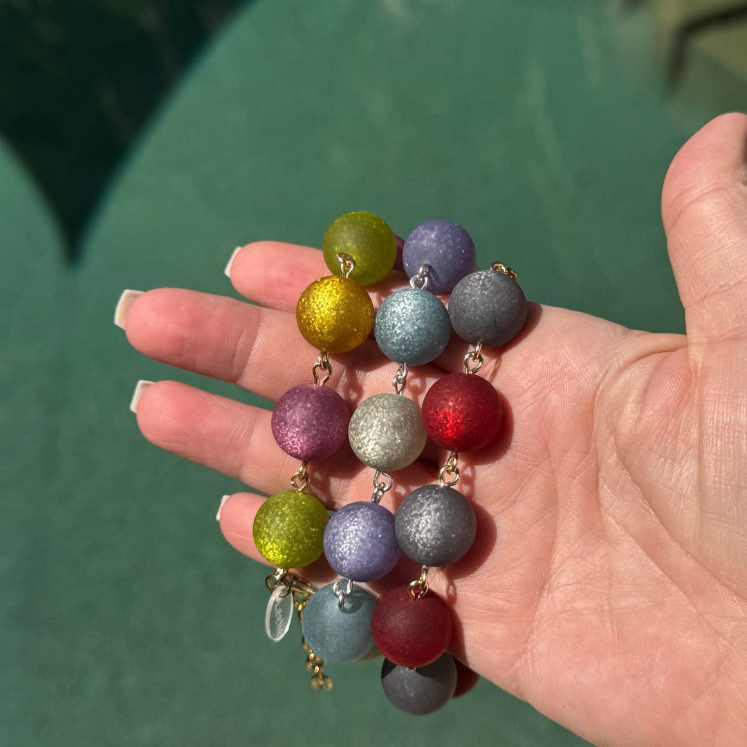 Italian Ice Glitter Bracelets by Lettie Lovendale (Ships in 2-3 Weeks)