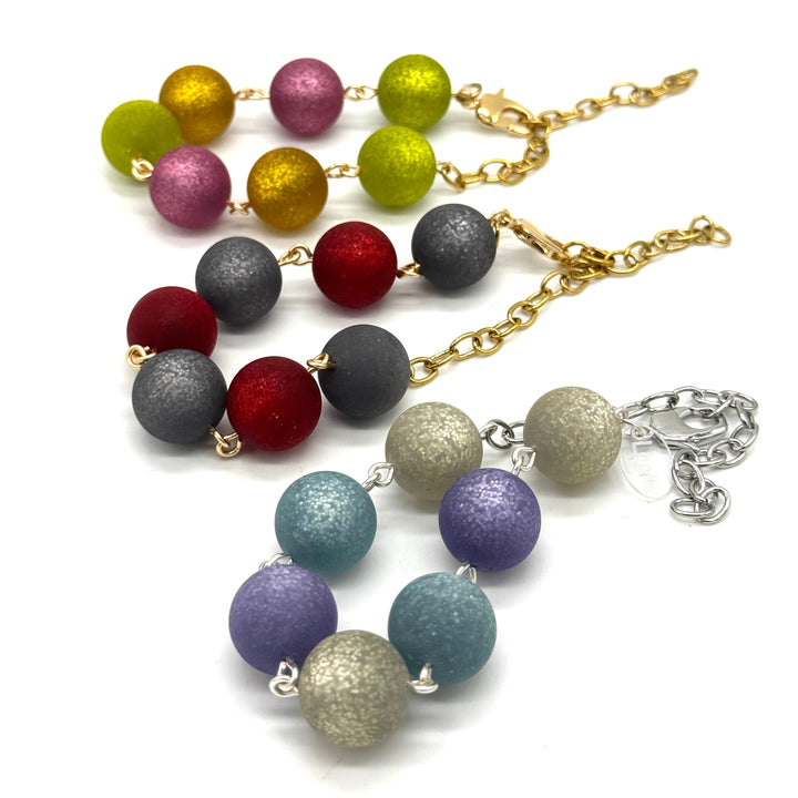 Italian Ice Glitter Bracelets by Lettie Lovendale (Ships in 2-3 Weeks)