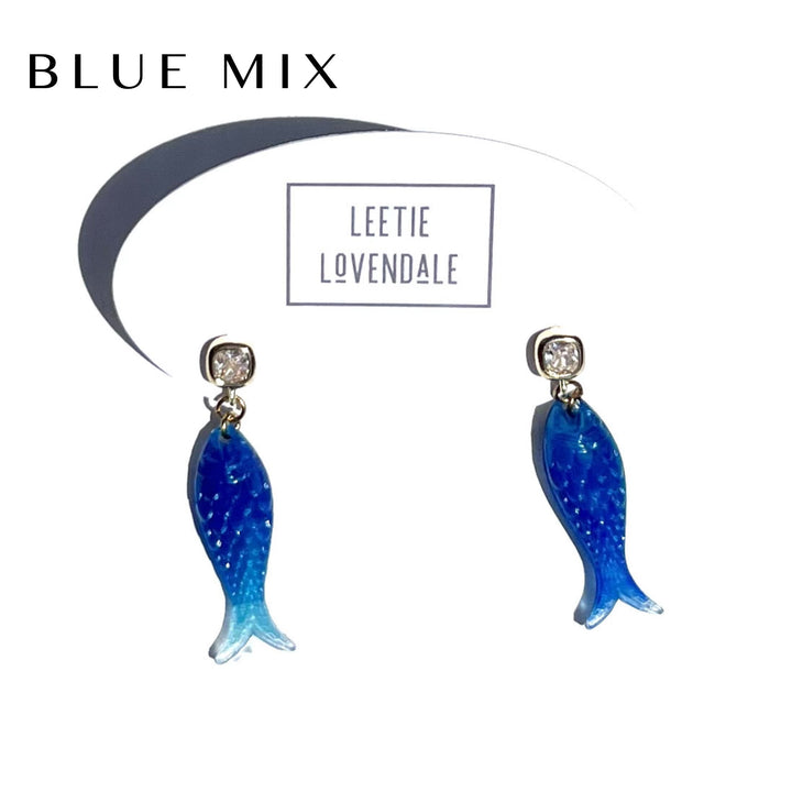 Charming Fish Earrings by Leetie Lovendale (Preorder: Ships in 2-3 Weeks)