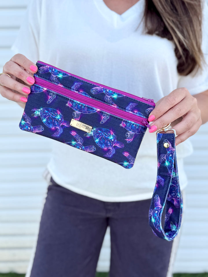 MJ VAULT RELEASE: Shell Shocked - PrepO Custom Neon Turtle Print by Makeup Junkie (Ships in 8-10 Weeks)