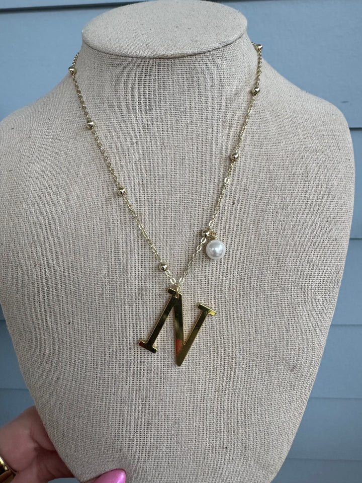 That's Me Initial Necklace by B.B. Lila (Ships in 2-3 Weeks)