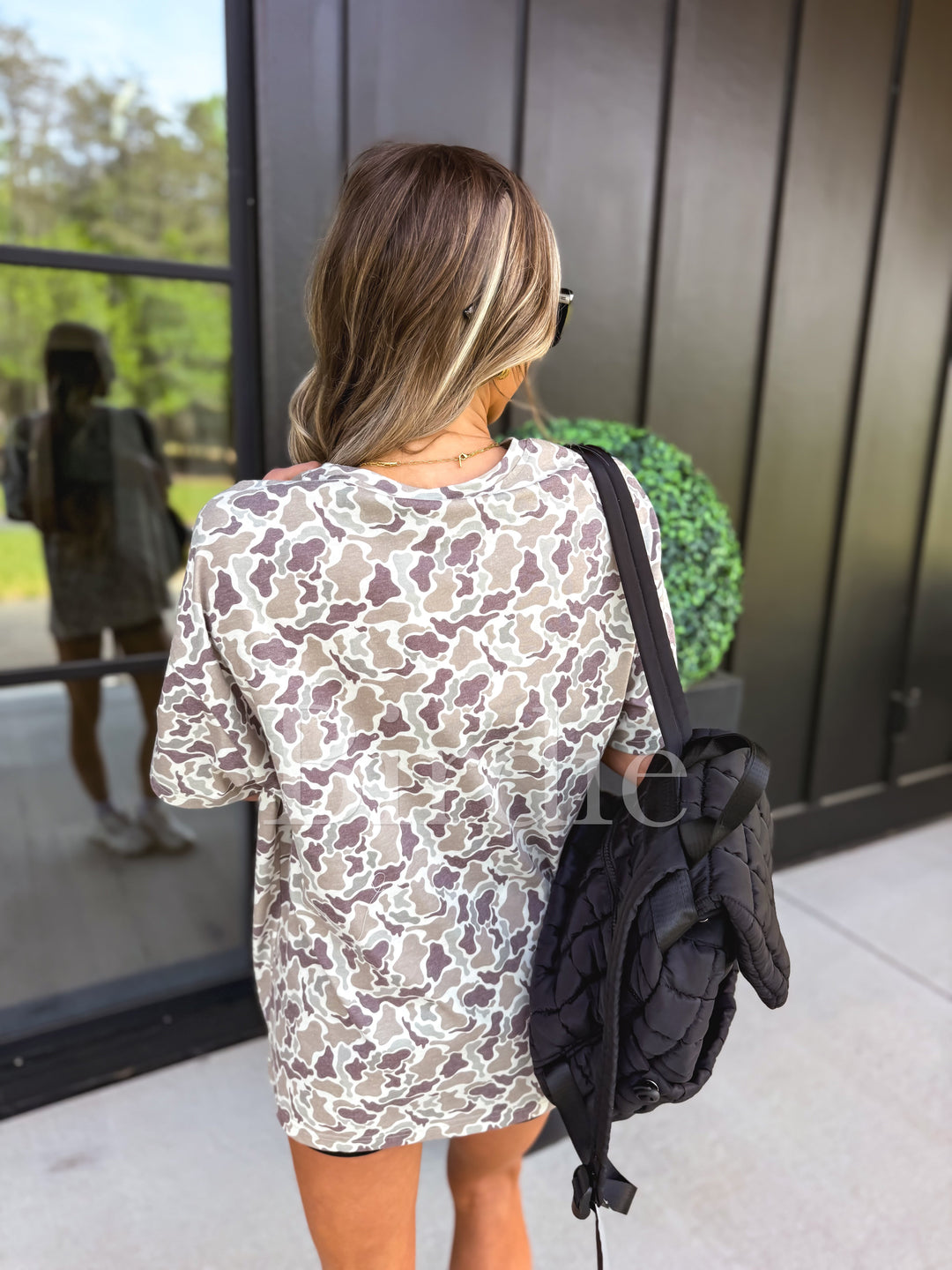 Oversized Tee in Duck Camo by Birdie (Ships in 2-3 Weeks)