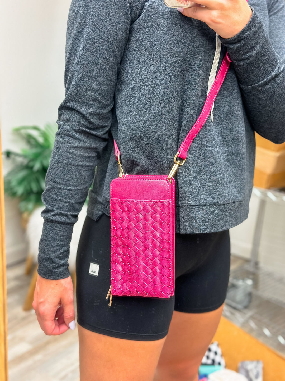 Woven Double Duty Phone Bag By Pretty Simple