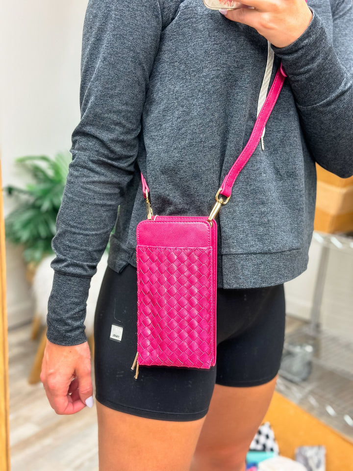 Woven Double Duty Phone Bag By Pretty Simple