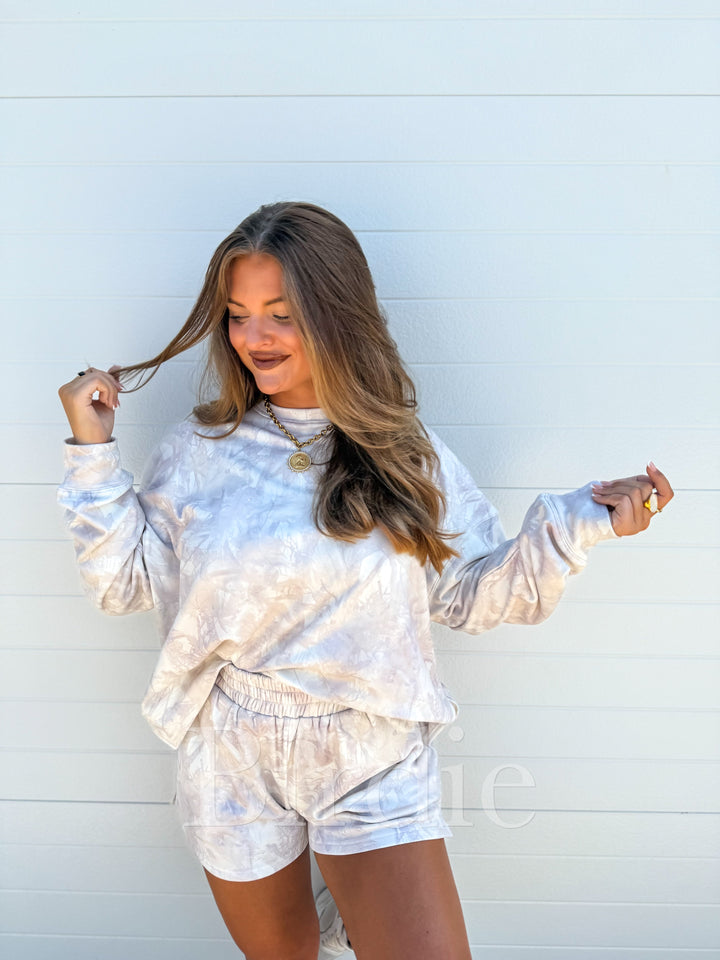 The Butter Camo Set in Vanilla Cream by Birdie (Ships in 2-3 Weeks)