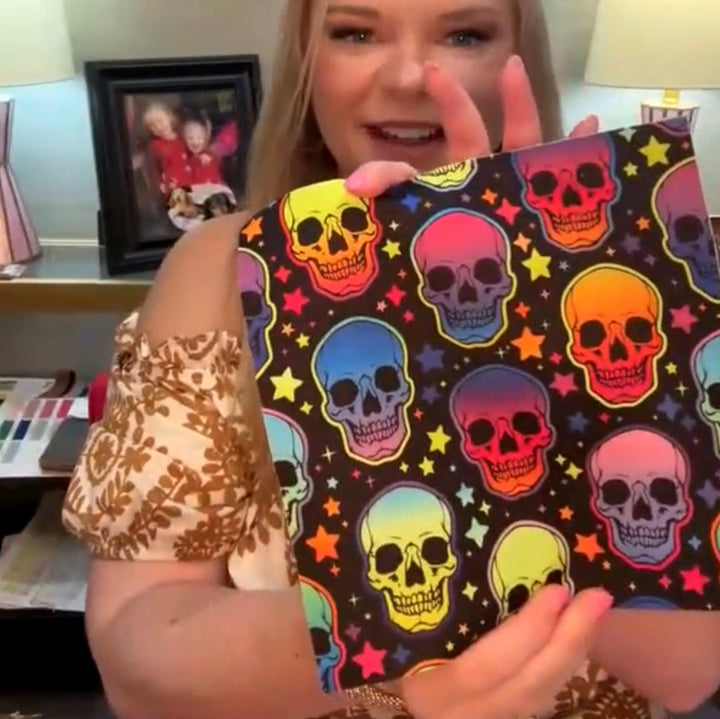 Skull Rainbow Mini Single Ladies by Makeup Junkie (Ships in 3-4 Weeks)