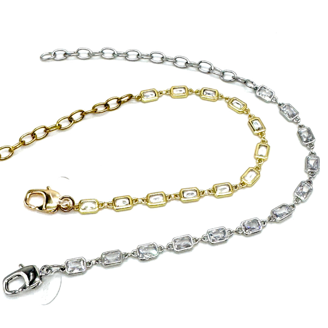 Modern Bezel Bracelet by Leetie Lovendale (Preorder: Ships in 2-3 Weeks)