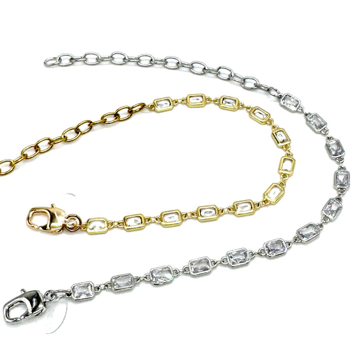 Modern Bezel Bracelet by Leetie Lovendale (Preorder: Ships in 2-3 Weeks)
