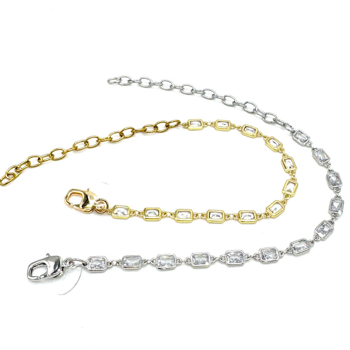 Modern Bezel Bracelet by Leetie Lovendale (Preorder: Ships in 2-3 Weeks)