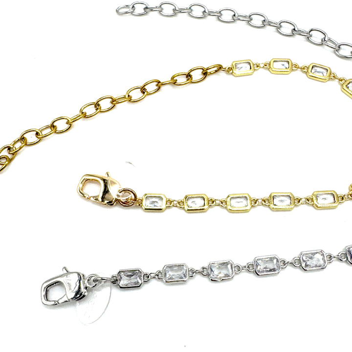 Modern Bezel Bracelet by Leetie Lovendale (Preorder: Ships in 2-3 Weeks)