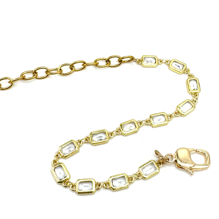 Modern Bezel Bracelet by Leetie Lovendale (Preorder: Ships in 2-3 Weeks)