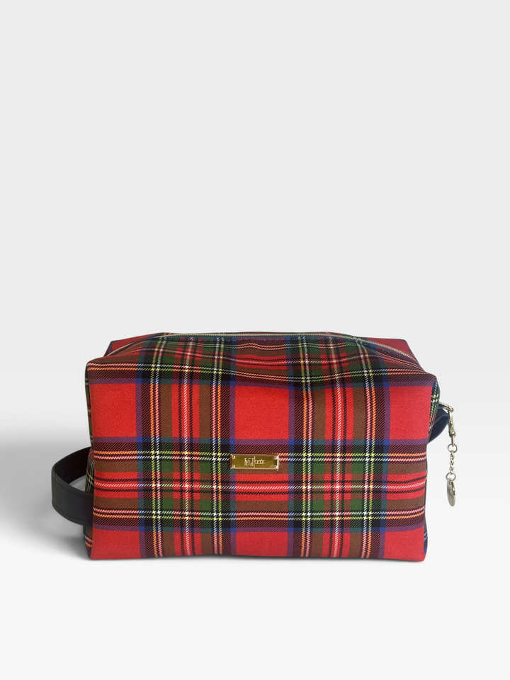 Christmas Wishes Red Plaid - Bobbie by Makeup Junkie (Ready to Ship)