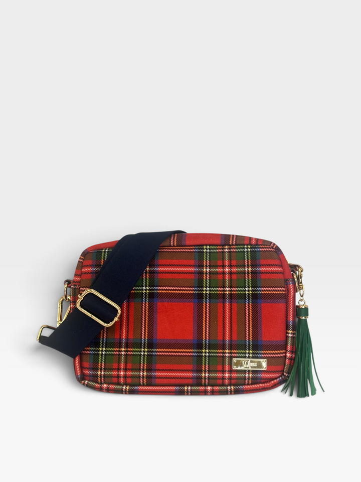 Christmas Wishes Red Plaid - Uptown by Makeup Junkie (Ready to Ship)
