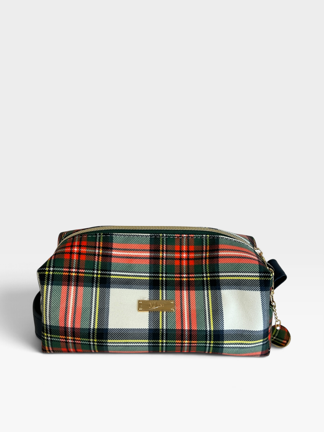Naughty List White Plaid - Big Bobbie by Makeup Junkie (Ready to Ship)
