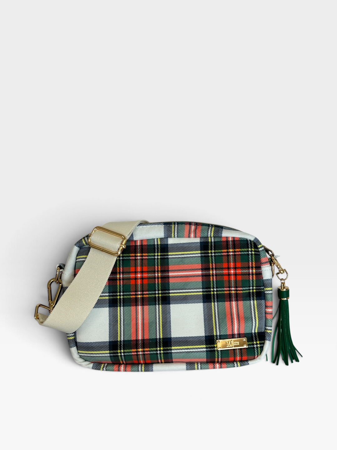 Naughty List White Plaid - Uptown by Makeup Junkie (Ready to Ship)