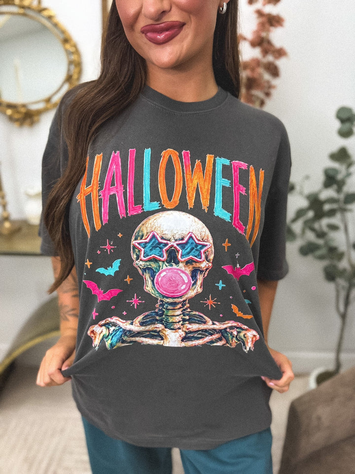 Colorful HALLOWEEN Graphic Tee on Pepper by Birdie (SEPT ARRAY: Ships in 3-4 Weeks)
