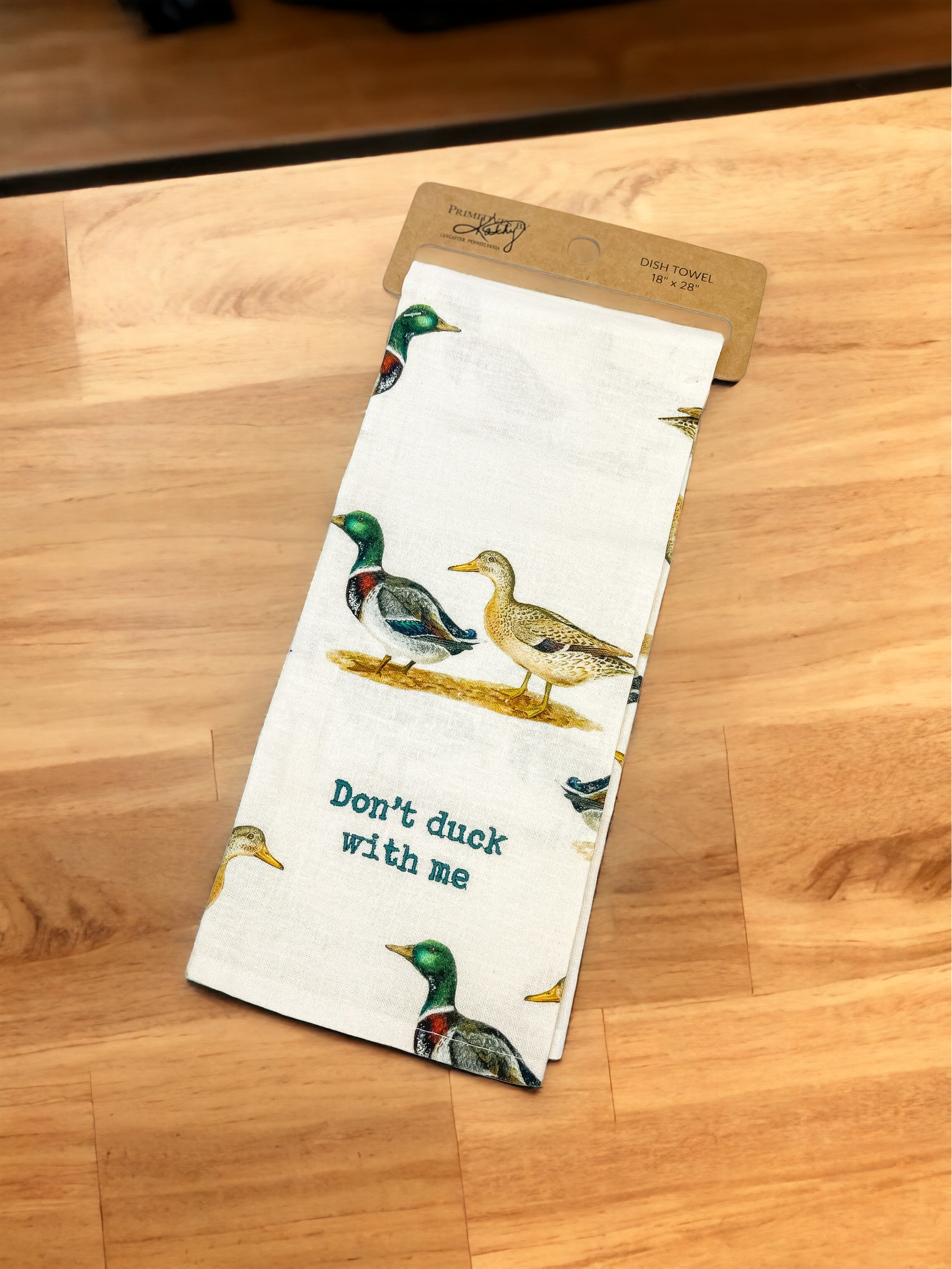 'Don't Duck With Me' Kitchen Towel
