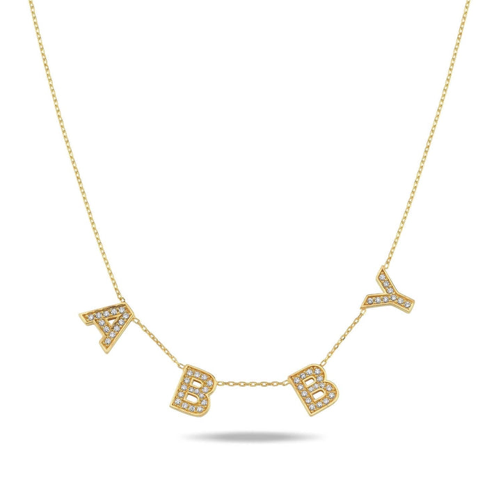 Custom Impression Name Necklace - Water Resistant by the Sis Kiss (Ships in 4 Weeks)