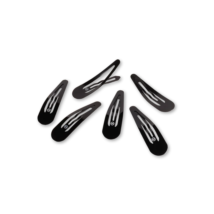 Teleties Snap Clip Set - Jet Black