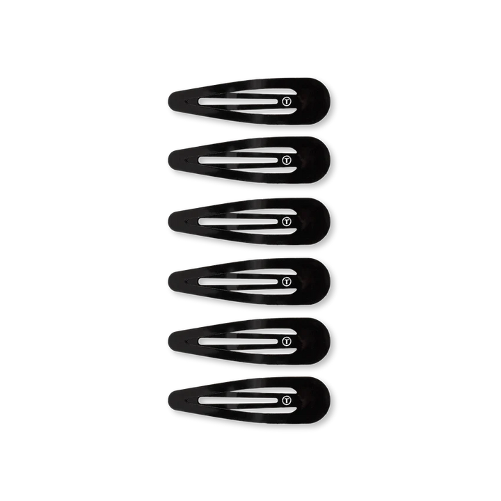 Teleties Snap Clip Set - Jet Black