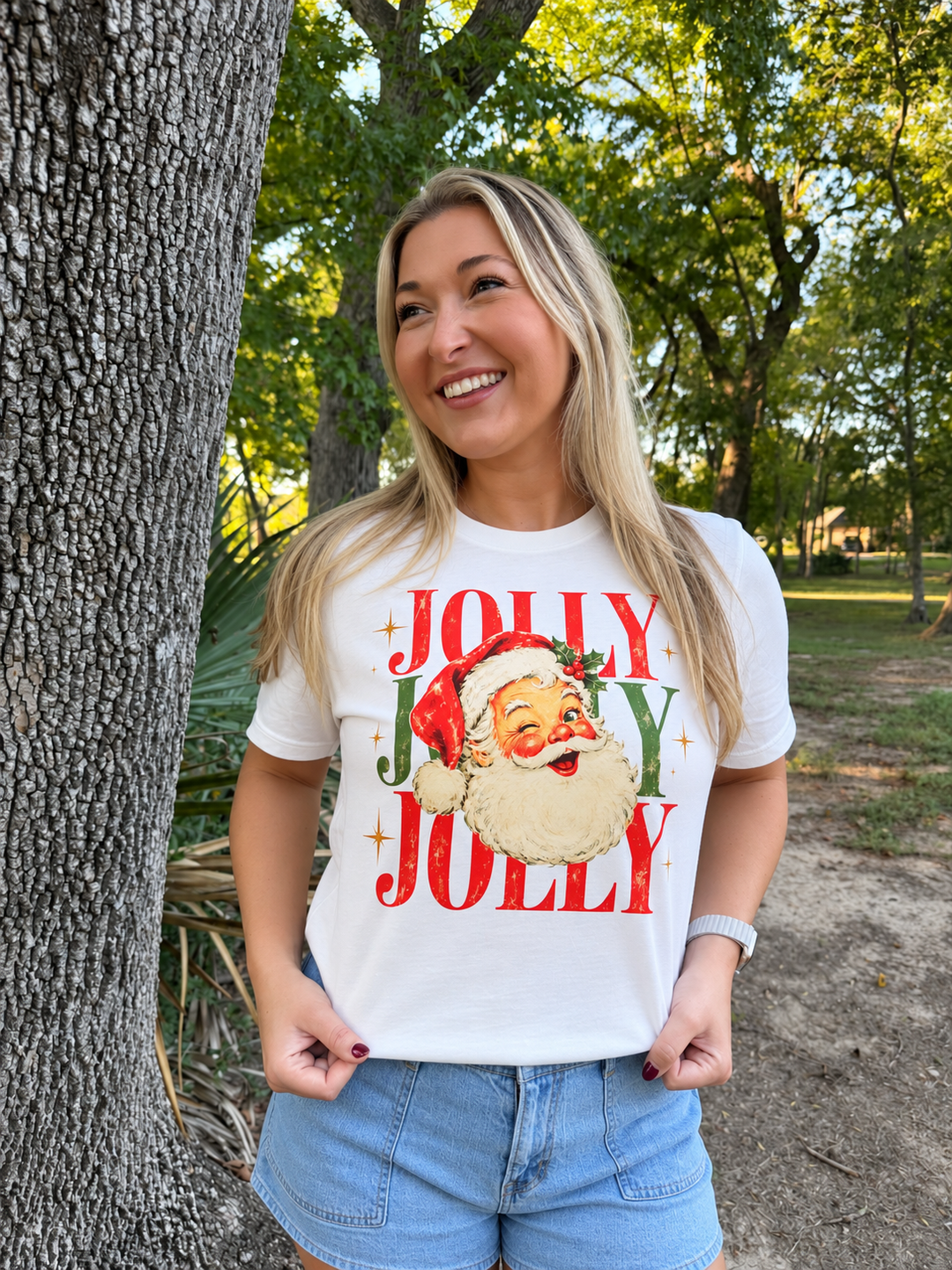 Jolly Santa Tee by Festivitees (Ships in 3-4 Weeks)