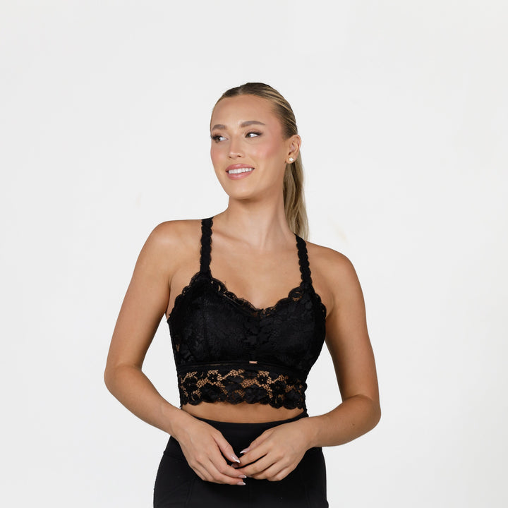 Juliette Deluxe Racerback Lace Bralette by JadyK (Ships in 2-3 Weeks)