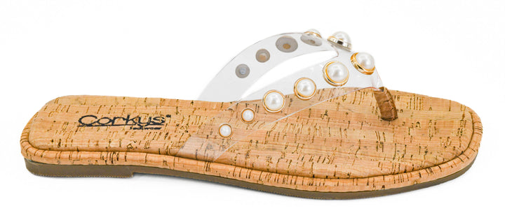 Jump In Flip-Flops - Clear by Corkys
